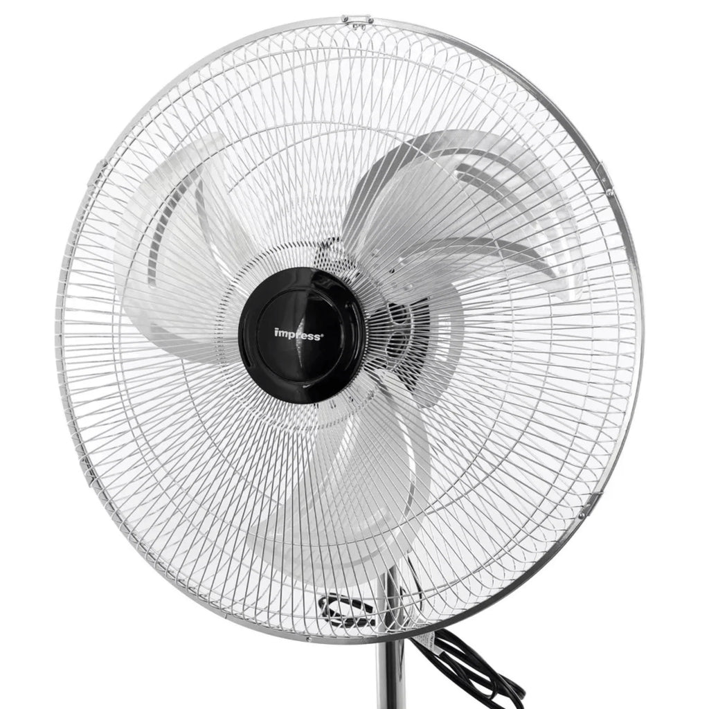 Impress 18-Inch 2-In-1 Chrome Hi-Speed Industrial Oscillating Fan