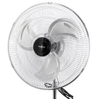 Impress 18-Inch 2-In-1 Chrome Hi-Speed Industrial Oscillating Fan