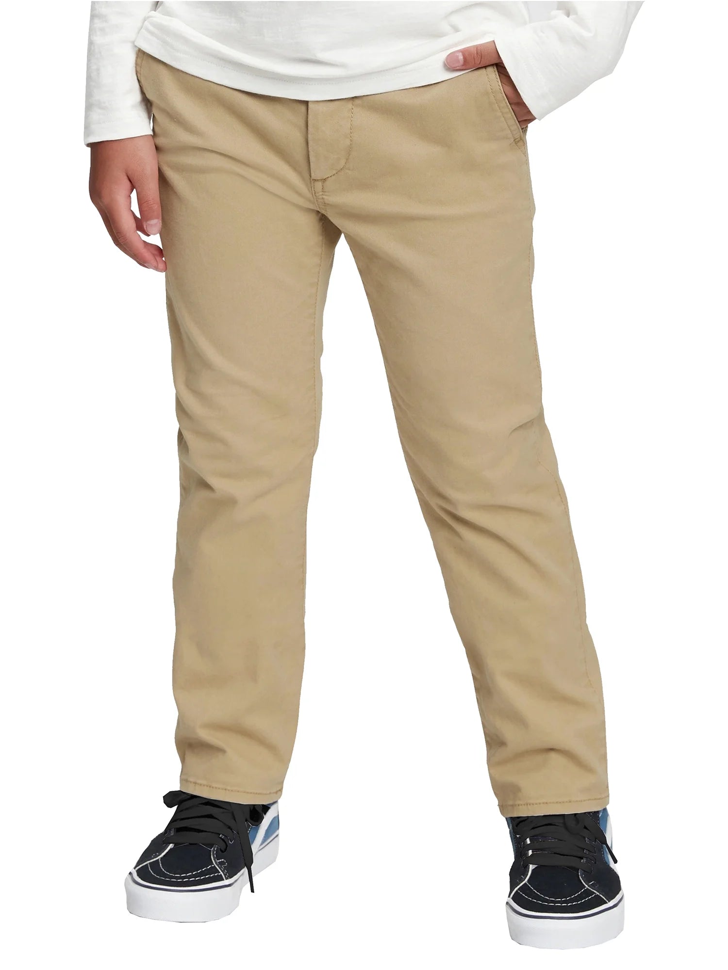 Boy'S Stretch Slim Fit School Uniform Chino Pants