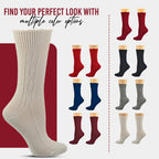 Classic Cable Knit Acrylic Knee High Socks,Pack of 2,For Female, Heather Gray,For Women